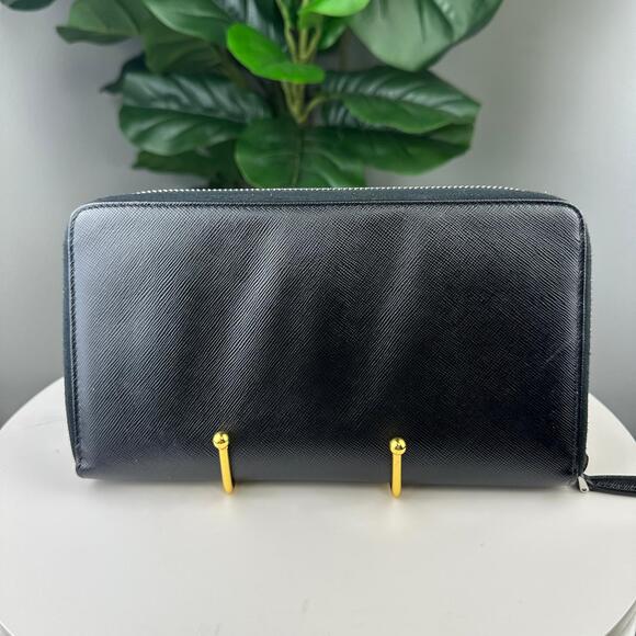 💎✨Authentic Prada Large Black Saffiano Leather Wallet - Picture 3 of 8